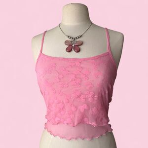Forever-21 Women's Pink Vest
